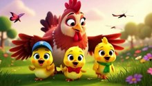 Nanhe Pyare Choozay 🐥🌞 | Cute Baby Chicks Morning Nursery Rhyme for Kids