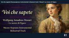 Voi che sapete ( Mozart | Le nozze di Figaro ) Mezzosoprano instrumental rehearsal track