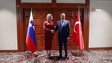 Bakan Fidan, Slovenya Ulusal Meclisi Başkanı Zupançiç ile görüştü