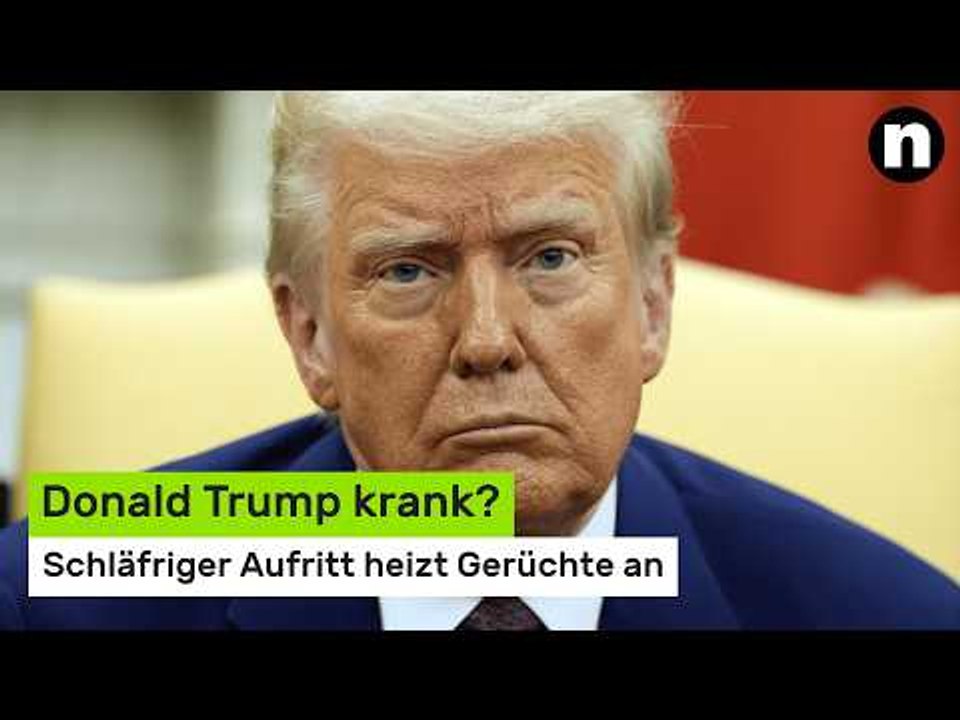Donald Trump krank?: 'Baut immer schneller ab' - schläfriger Aufritt heizt Gerüchte an
