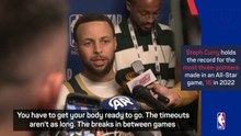 Steph Curry suggests shortening NBA All-Star game