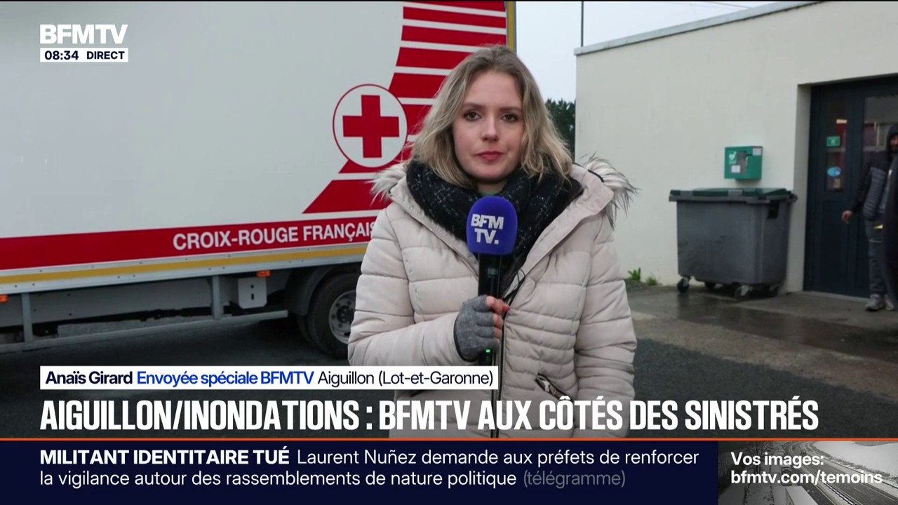 À Aiguillon, dans le Lot-et-Garonne, 1.500 personnes ont été évacuées à cause des crues