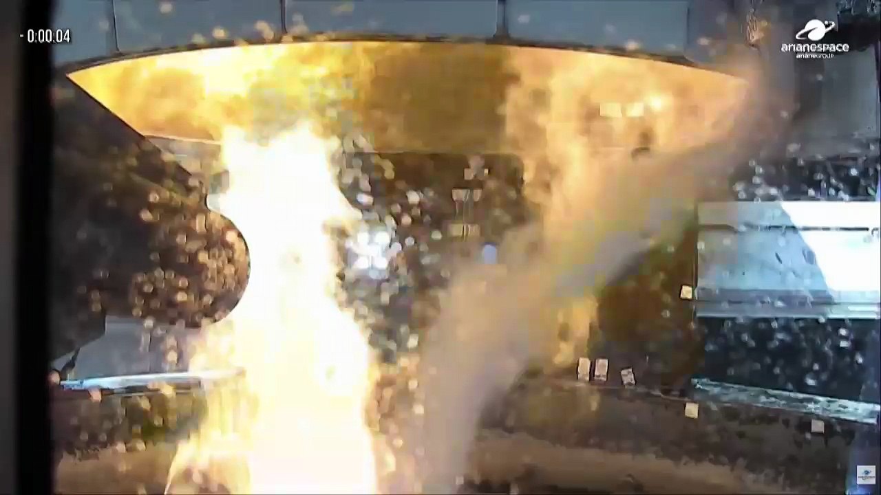 Un cohete Ariane 6 colocó en órbita 32 satélites para la red Amazon Leo