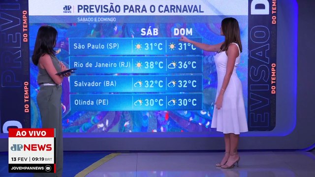 Previsão do Tempo: Vai chover no Carnaval? Paula Nobre traz detalhes