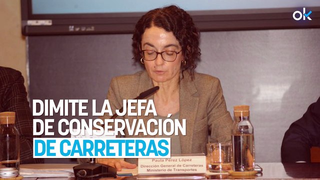 Dimite la jefa de conservación de carreteras por discrepancias con Puente y la adjudicación de contratos