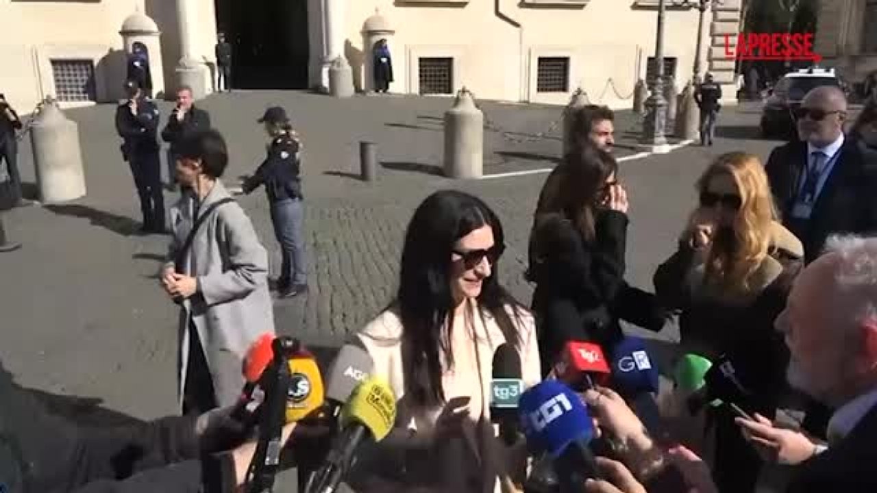 Pausini al Quirinale: «Io commossa quando Mattarella ha detto che la musica pop fa parte della cultura del nostro Paese»