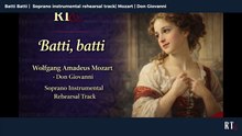 Batti Batti ( Mozart | Don Giovanni )  Soprano instrumental rehearsal track