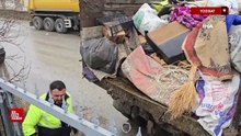 Yozgat'ta vatandaşın evinden 10 ton çöp çıktı
