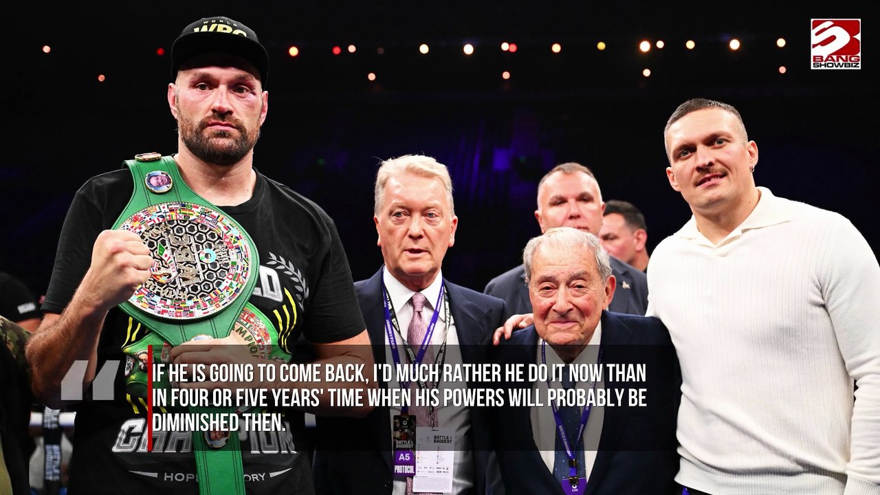 Tyson Fury wants a trilogy fight with Oleksandr Usyk, his promoter Frank Warren has said