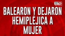 Delincuentes menores de edad balearon y dejaron hemipléjica a una mujer