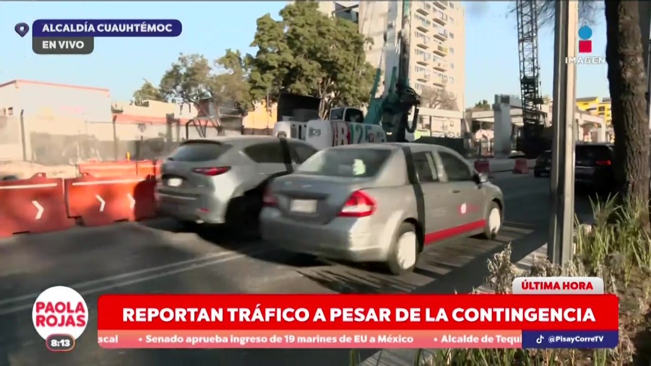 Caos vial pese a contingencia ambiental en CDMX | DPC con Paola Rojas
