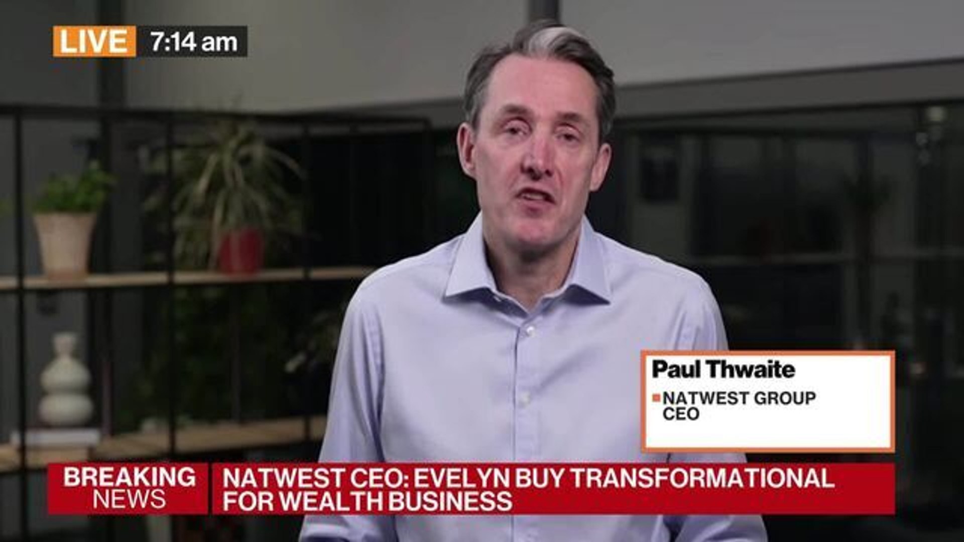 ⁣NatWest CEO on Earnings, AI in Finance, UK Economy