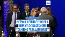 Europa a duas velocidades pode ser "caminho para a unidade", diz Metsola à Euronews