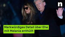 Donald Trump: Merkwürdiges Detail über Ehe mit Melania enthüllt