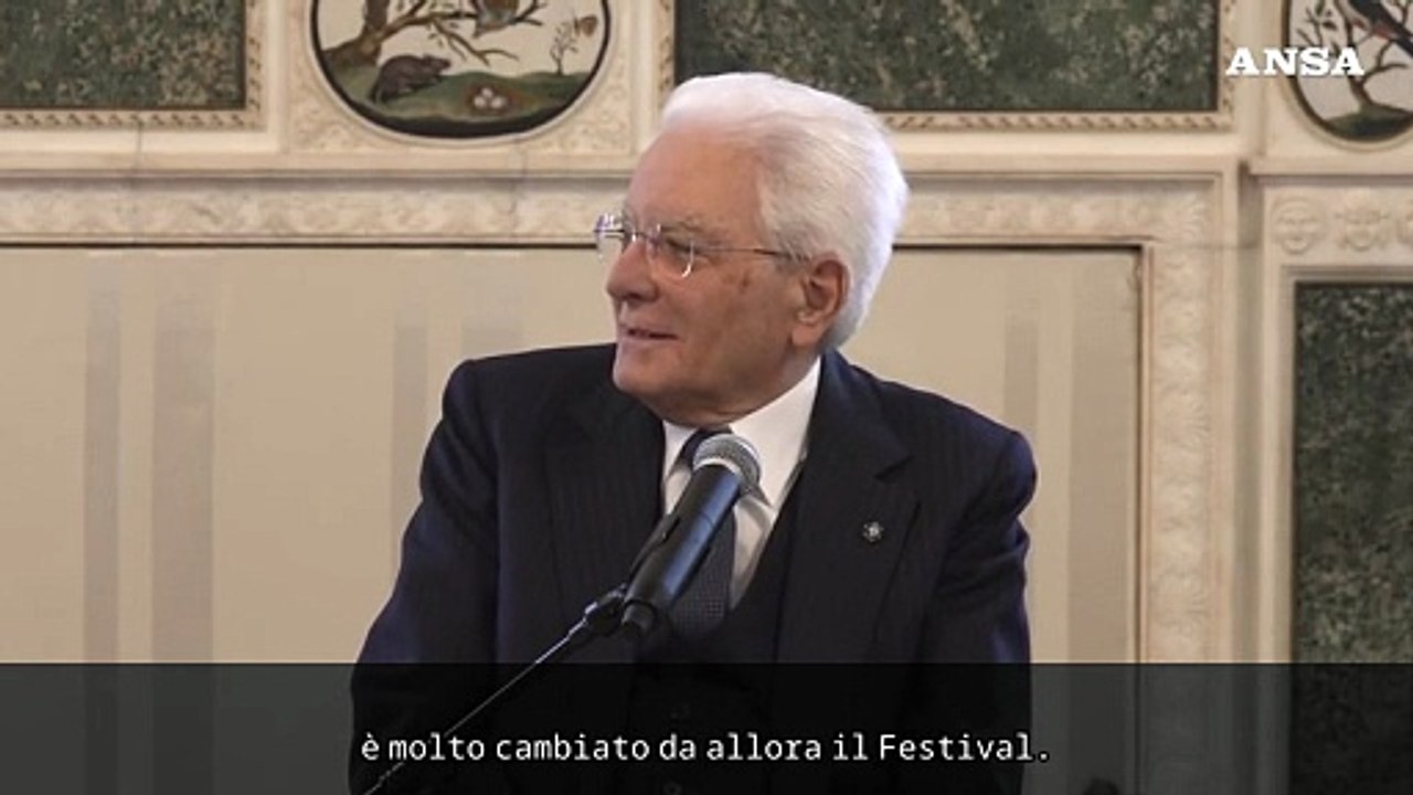 Mattarella ai big di Sanremo: "Contribuite alla vita culturale dell'Italia"