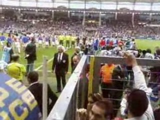 France Paraguay 2008 Début de match Sortie des joueurs