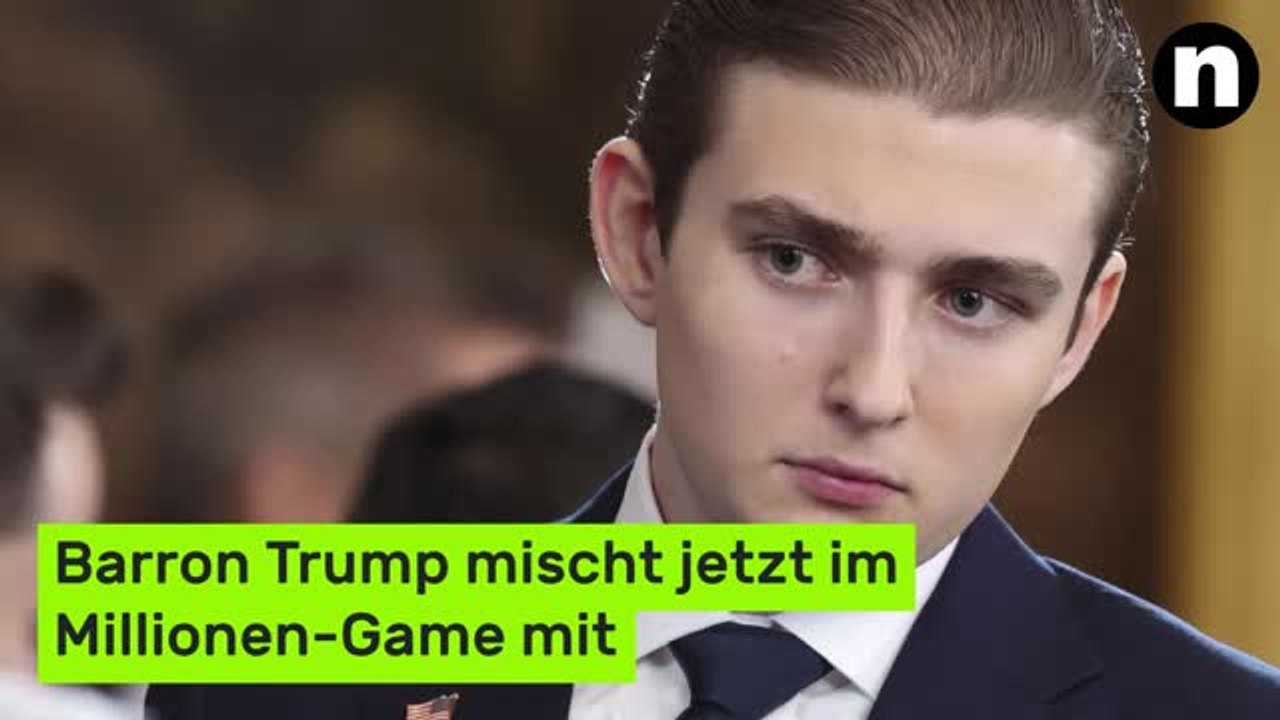 Donald Trump: Sohn Barron Trump mischt jetzt im Millionen-Game mit