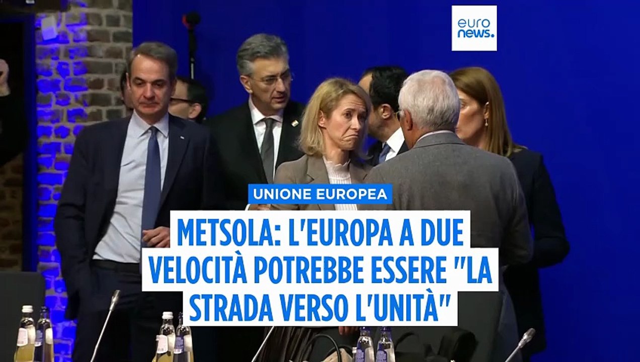 Metsola a Euronews: "L'Europa a due velocità potrebbe essere un percorso verso l'unità"