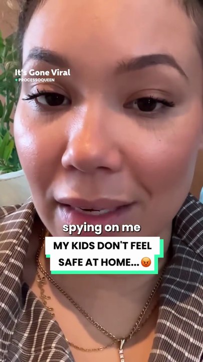 My kids don't feel safe in our home...  😱