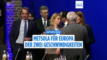 Zwei Geschwindigkeiten, ein Ziel: Metsola verteidigt neues EU-Tempo