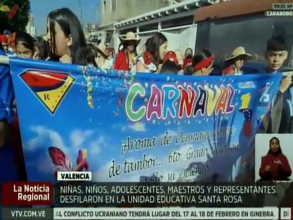 Carabobo | U.E. Santa Rosa celebra los carnavales representando los estados de Venezuela