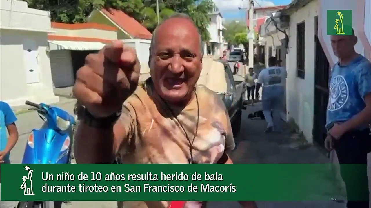 Un niño de 10 años resulta herido de bala durante tiroteo en San Francisco de Macorís