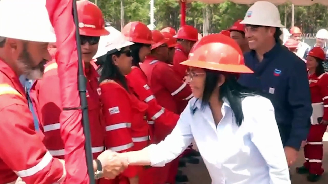 Presidenta (E) Delcy Rodríguez visita, junto al Secretario de Energía de EEUU, Chris Wright, las instalaciones de Petro Independencia