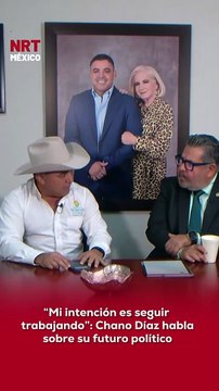 🗣️📢 Ante preguntas sobre sus aspiraciones, el alcalde Chano Díaz aseguró que su prioridad es continuar trabajando y cumplir con su responsabilidad al frente del municipio