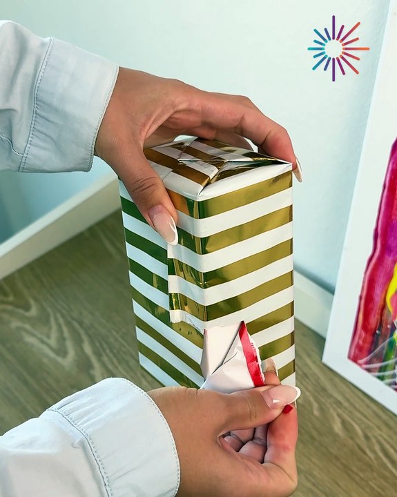 Take gift wrapping to a new level with this idea🎁