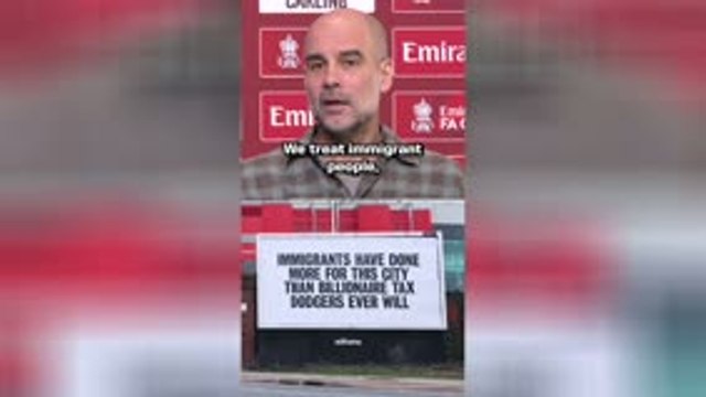 ‘We treat immigrants like a problem’ - Guardiola slams Ratcliffe’s comments