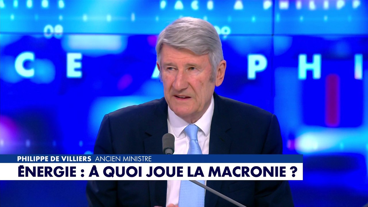 Philippe De Villiers : «L'Allemagne cherche depuis des années à détruire  notre modèle énergétique»