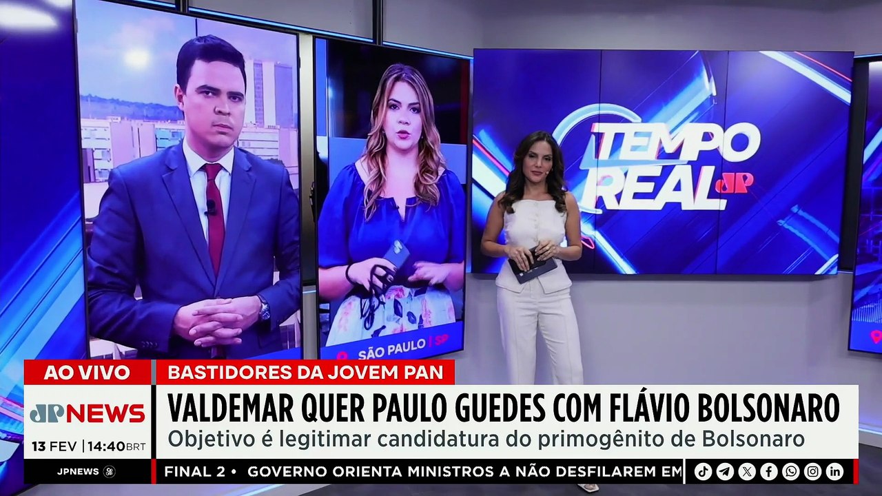 EXCLUSIVO: Valdemar Costa Neto quer Paulo Guedes junto com Flávio Bolsonaro  | TEMPO REAL