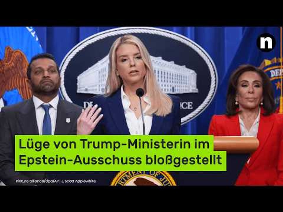 Gesetzeswidrige Lüge von Trump-Ministerin im Epstein-Ausschuss bloßgestellt