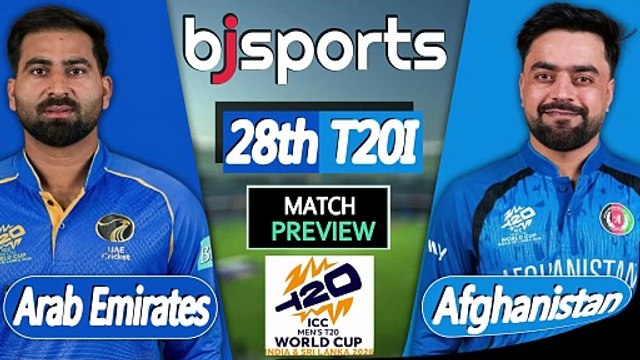 T20 World Cup 2026 | Afghanistan vs UAE 28th Match T20l Match Preview |