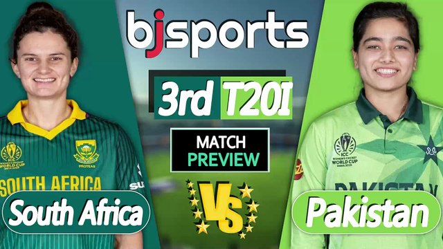 South Africa Women vs Pakistan Women 2026 | PAK-W vs SA-W 3rd T20I I Match Preview |