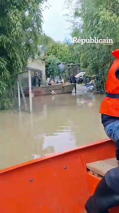 Inondations : en immersion avec la réserve communale de Marmande