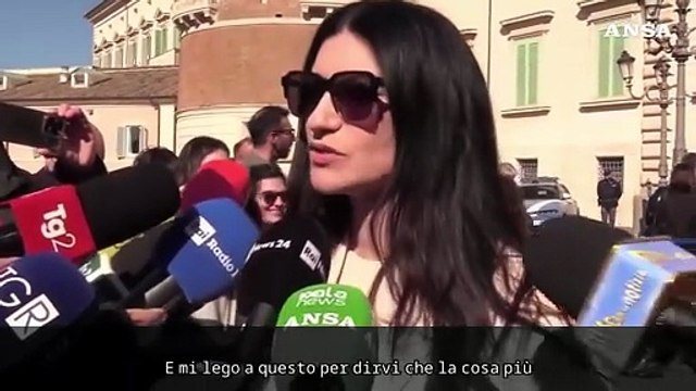 Sanremo, Pausini dopo l'incontro al Quirinale: Commossa per Mattarella