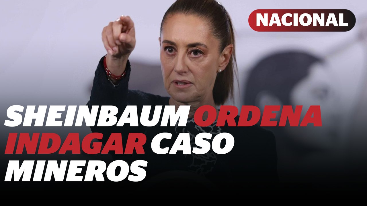 Sheinbaum dice que FGR hace investigación profunda sobre desaparición de mineros | Reporte Indigo