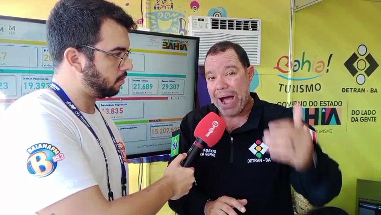 Diretor do DETRAN comenta novidade para motoristas de trios elétricos no Carnaval; assista