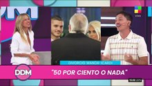 DIVORCIO ENTRE WANDA Y MAURO: "50 POR CIENTO O NADA"