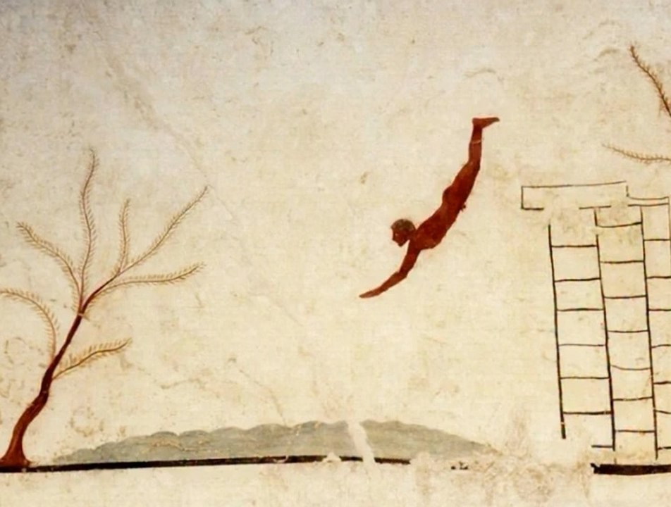 1,001 Paintings You Must See Before You Die 6: Painting From the Tomb of the Diver (480 bc) by Unknown