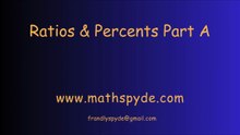 Ratios & Percents Part A Short