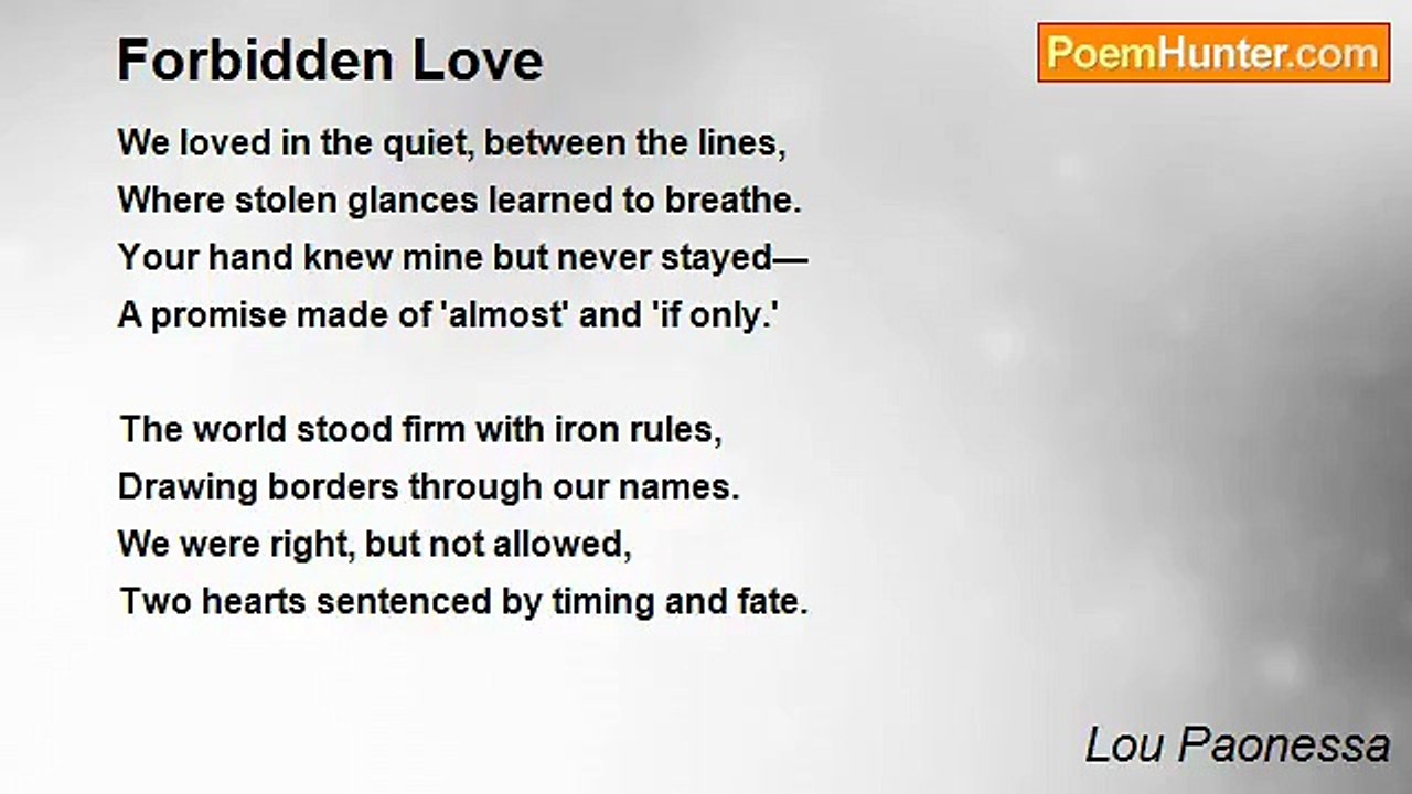 Lou Paonessa - Forbidden Love