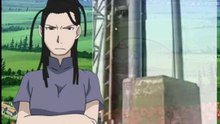 waifu de full metal alchemist face à la presse hydraulique