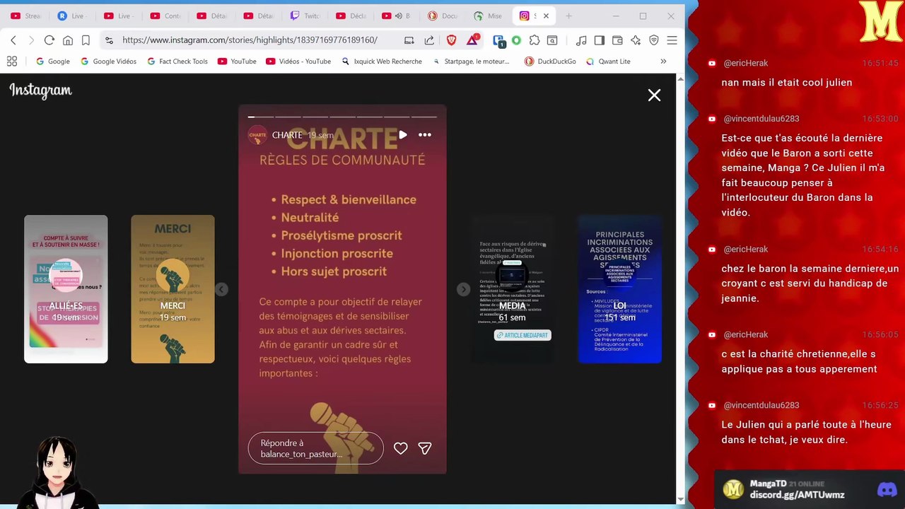 Extrait de live - Réflexion sur les règles de modération envers les croyant.es