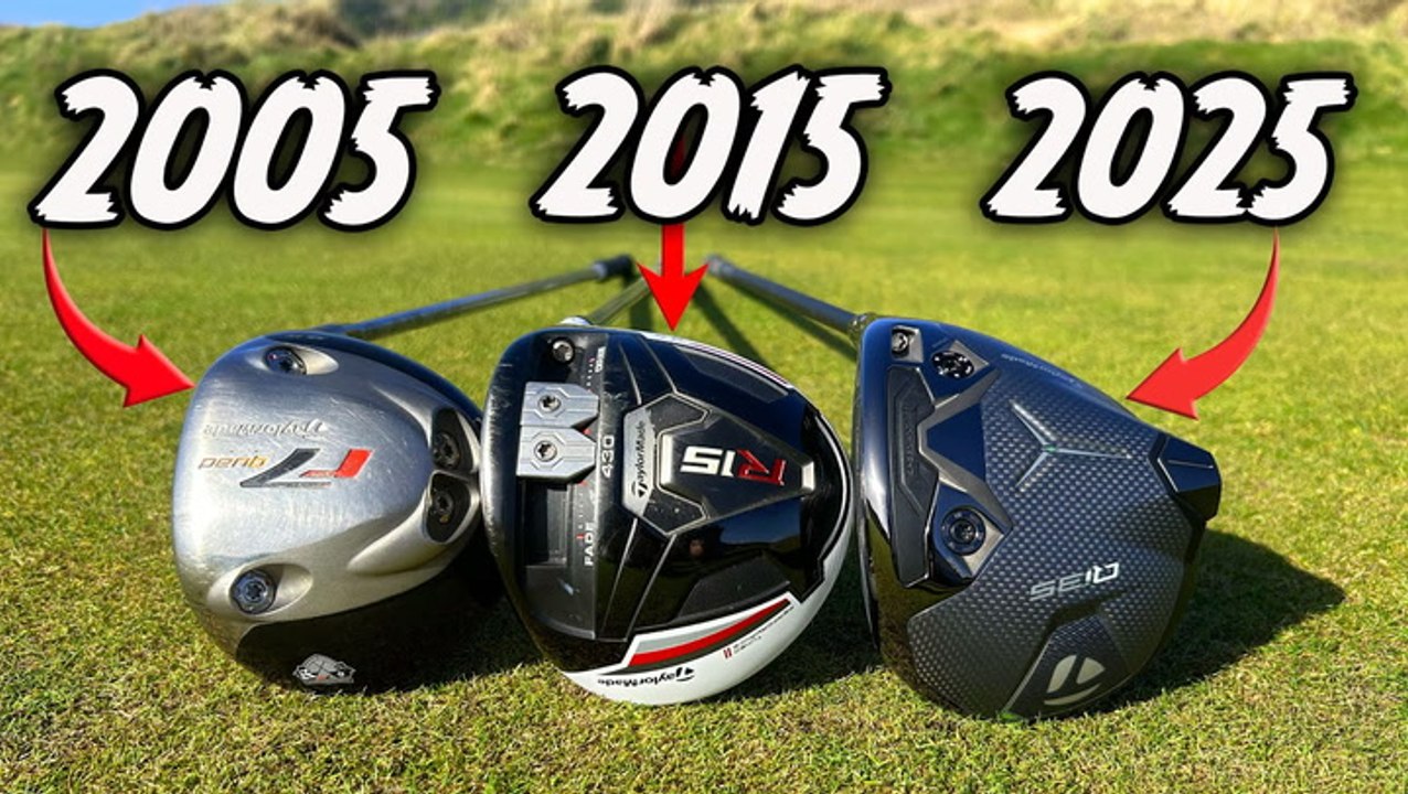 2005 vs 2015 vs 2025 TaylorMade Driver Test