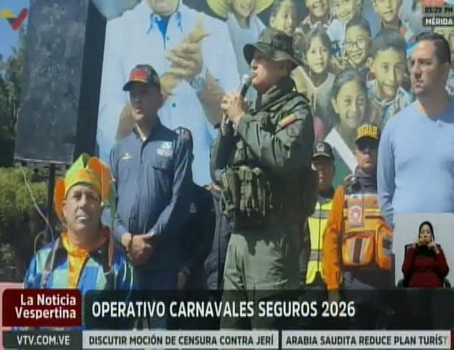 Despliegue de más de 6 mil funcionarios dio inicio a los Carnavales Seguros 2026 en Mérida