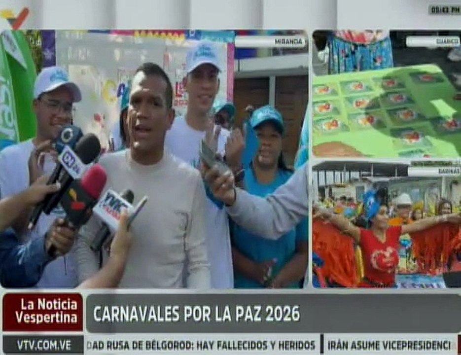 Mirandinos celebrarán los Carnavales con una gran programación recreativa y cultural