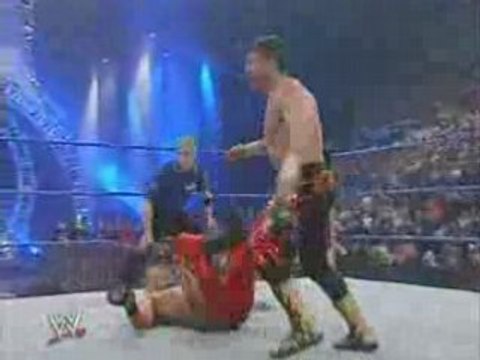 Rey Mysterio & Eddie vs Basham Brothers 20/2/05 pt2