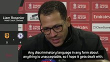 Discriminatory language is unacceptable - Rosenior on fan arrests